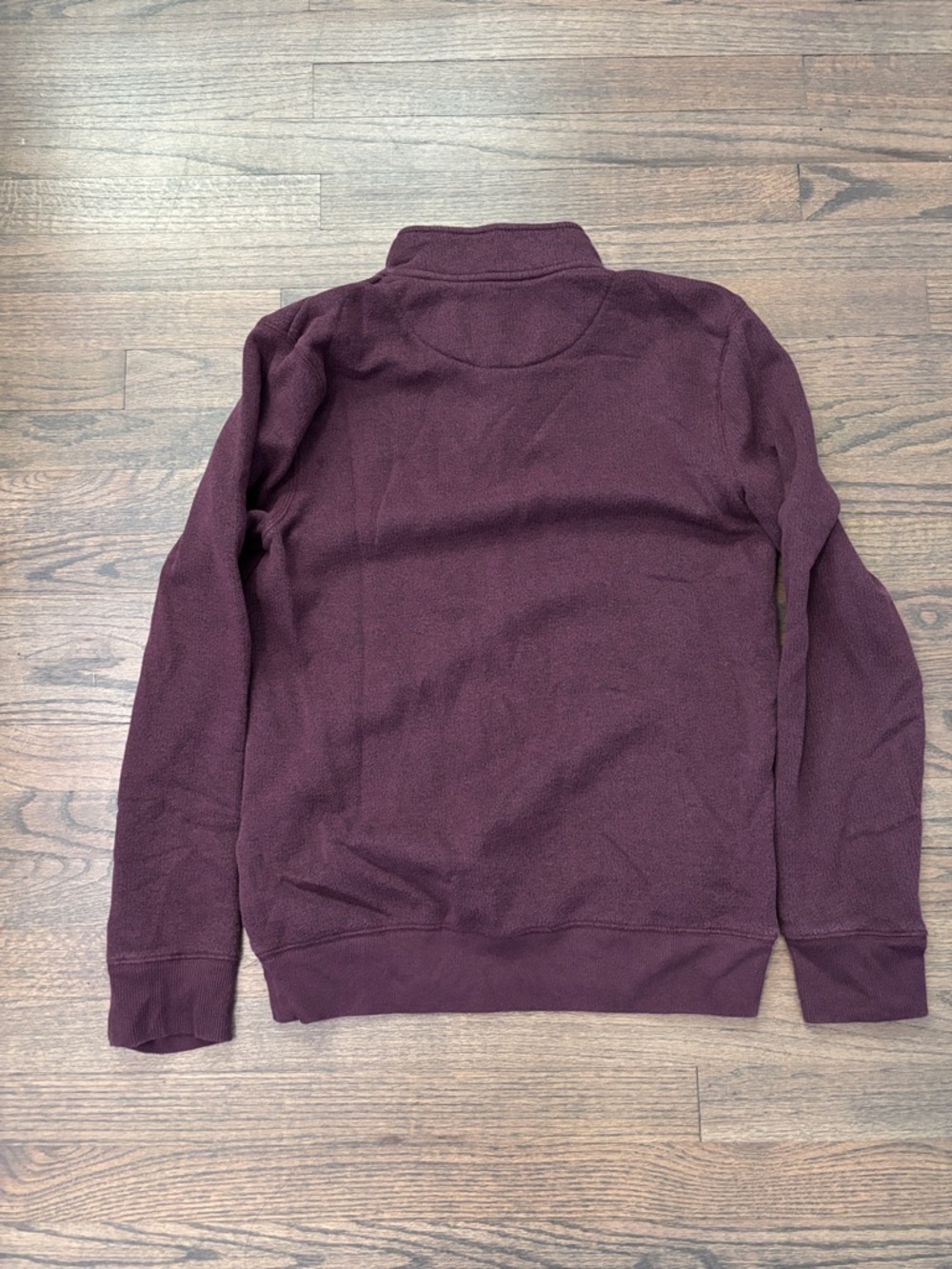 Sonoma Men's Deep Burgundy Zip-Up Sweater - Picture 7 of 13